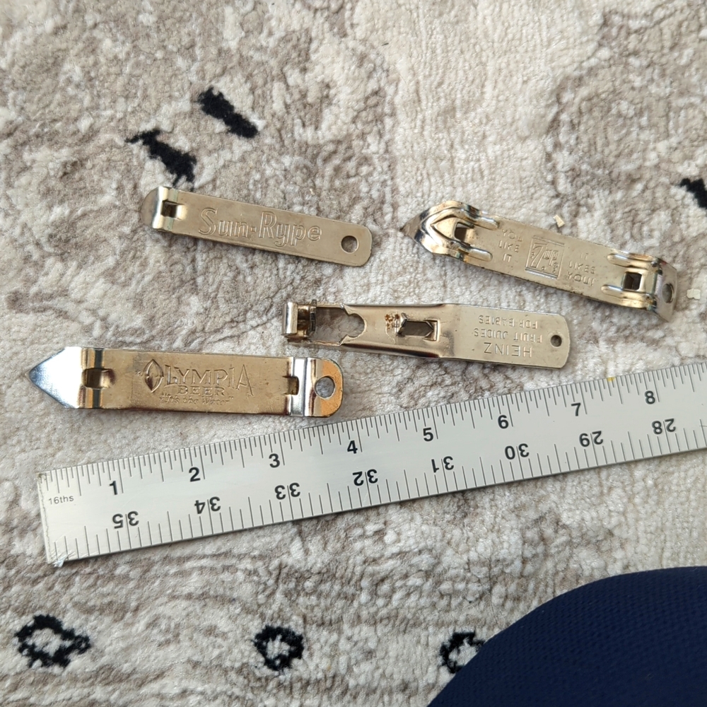 Vintage Can Openers Set of 4